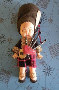 a creepy Scottish doll